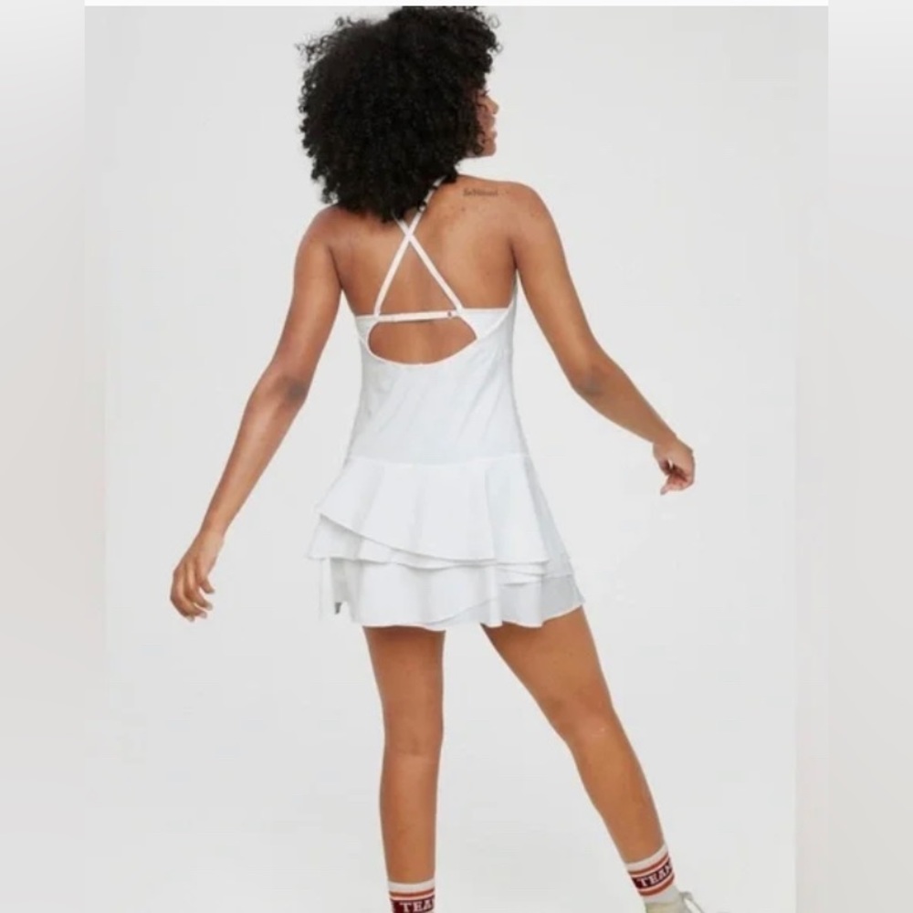 Offline by Aerie Real Me White Tennis Dress Size XS